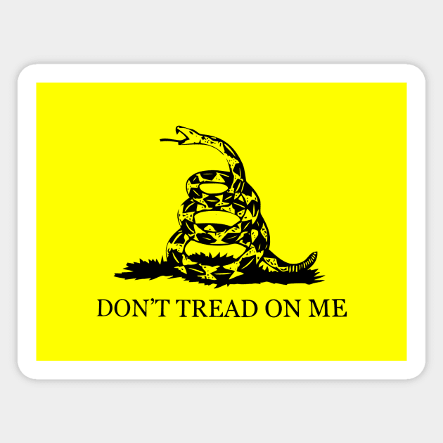 Gadsden Flag - Don't Tread On Me Sticker by warishellstore